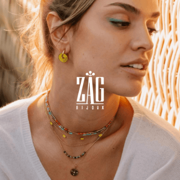 ZAG Bijoux Acier Inoxydable Pierres Naturelles Revendeur Officiel